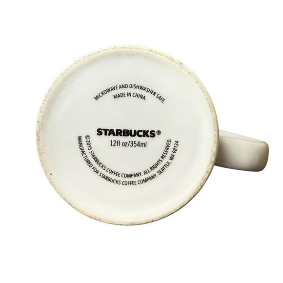 Lot of 4 Starbucks Mugs 12oz - Picture 7 of 15